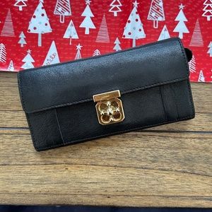 Chloé Twist Lock Leather Wallet